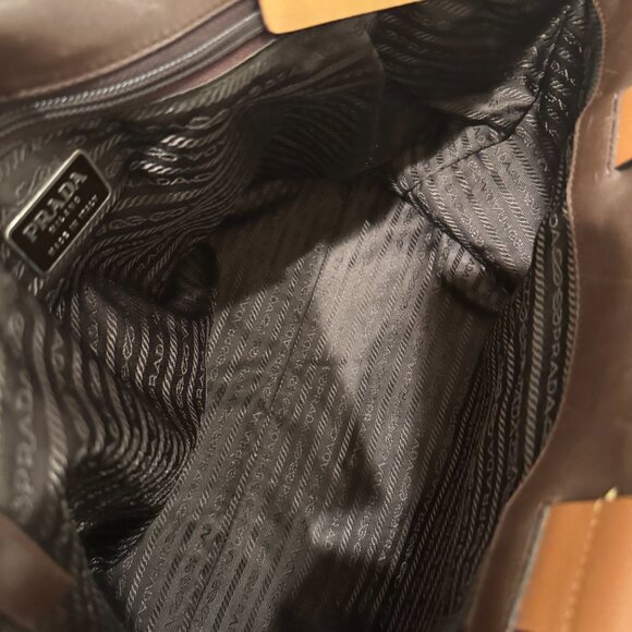 Authentic Prada Camel leather handbag - Picture 8 of 15
